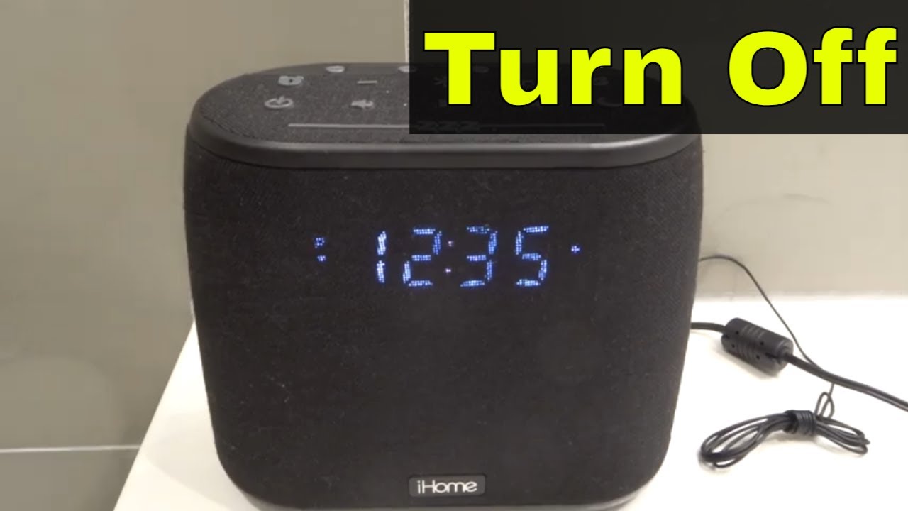 How To Turn Off Alarm On Ihome Clock-Easy Tutorial