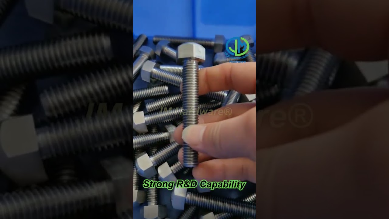 Inconel x750 custom bolts Manufacturer-JM Hardware&reg; #machine #fasteners #automobile