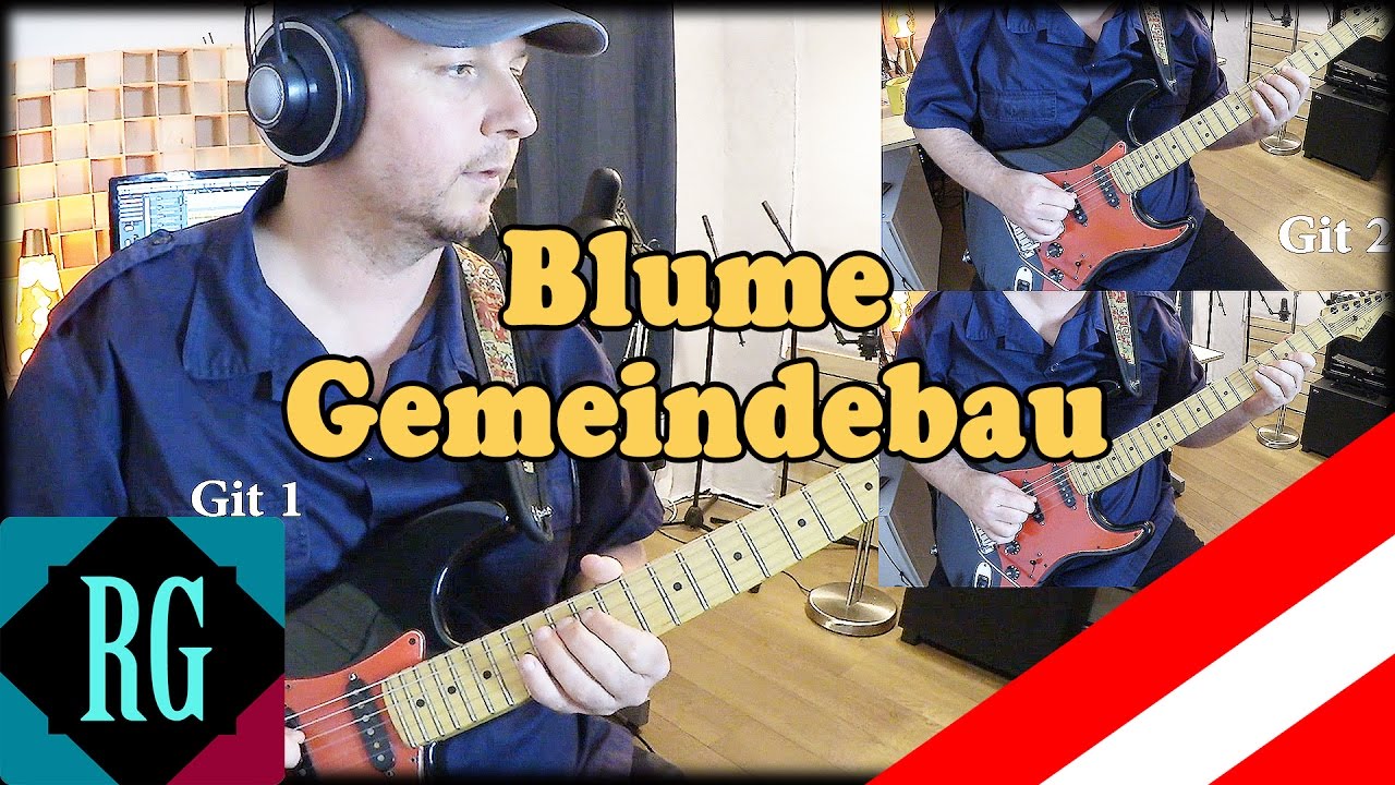 ★ BLUME AUS DEM GEMEINDEBAU ►AMBROS - GITARRE LESSON/COVER  + SOLO /TABS