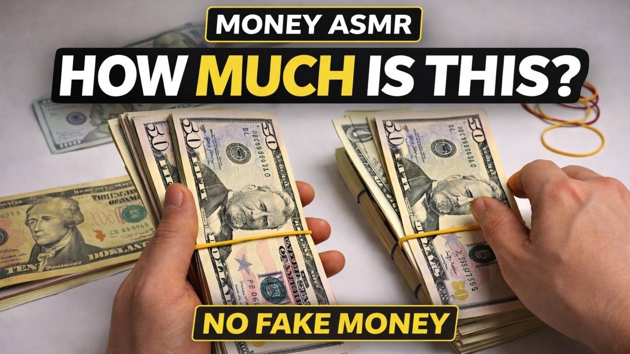 How Much Cash Is This? 💵 Satisfying Money Counting ASMR