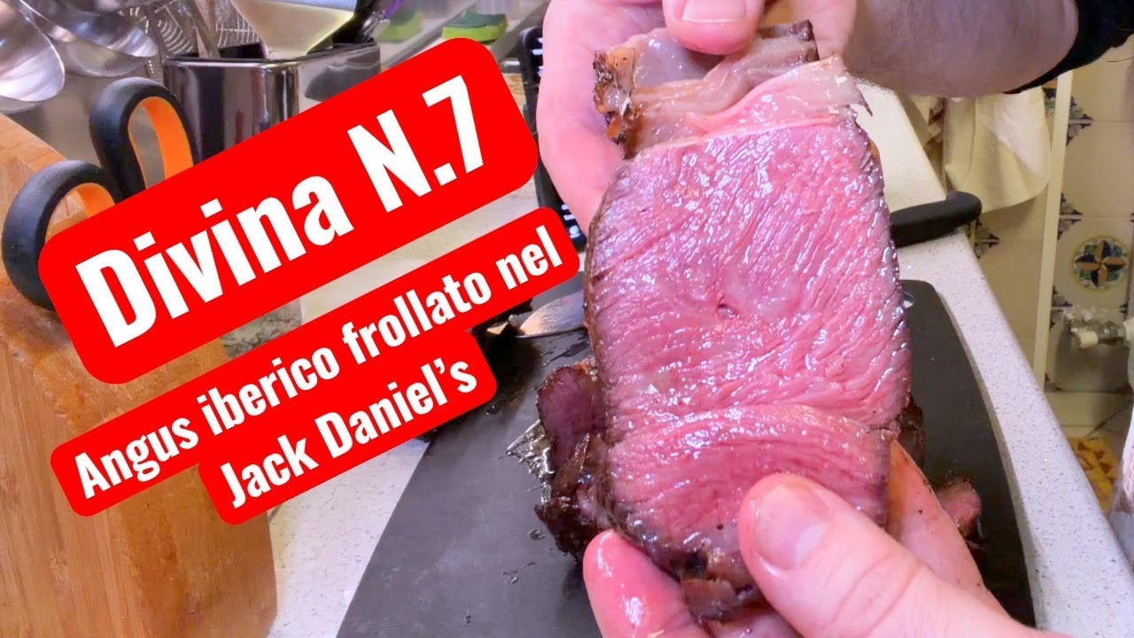 COSTATA DA 1.5 KG. DI ANGUS IBERICO frollata nel Jack Daniel's - DIVINA N.7