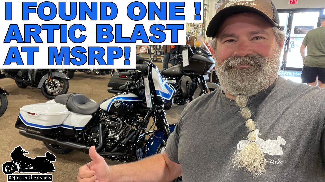 I found a HARLEY DAVIDSON Artic Blast STREET GLIDE at MSRP!