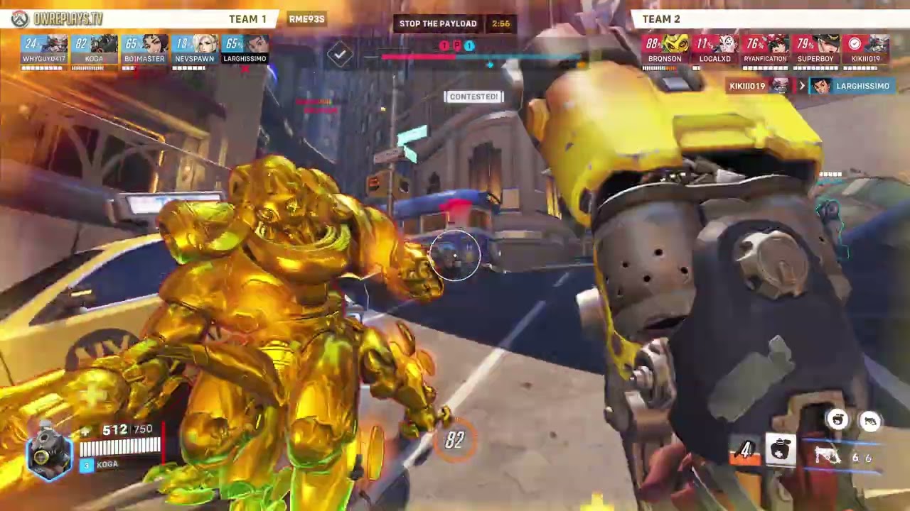 D3TEAMGETS/ROLLS by KOGA — Overwatch 2 Replay RME93S