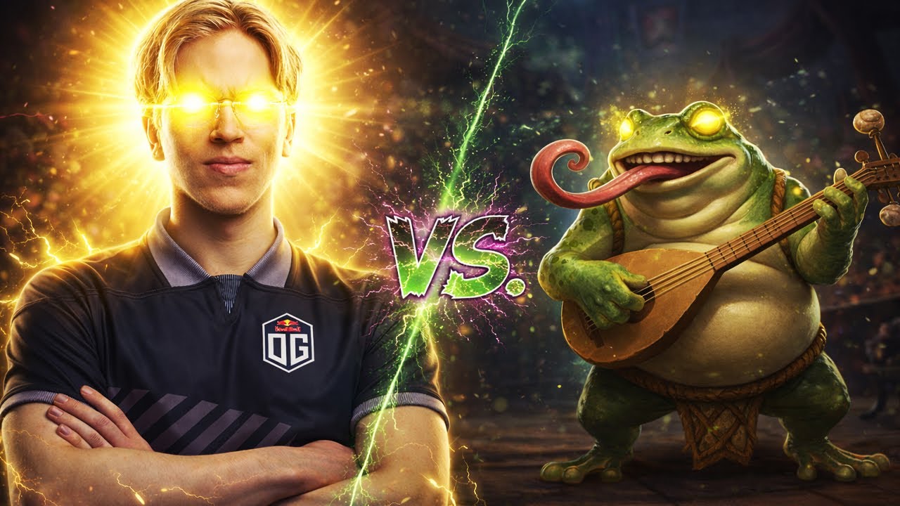 How Topson REALLY plays Rubick vs Largo Mid on NEW 7.40 Patch Dota 2