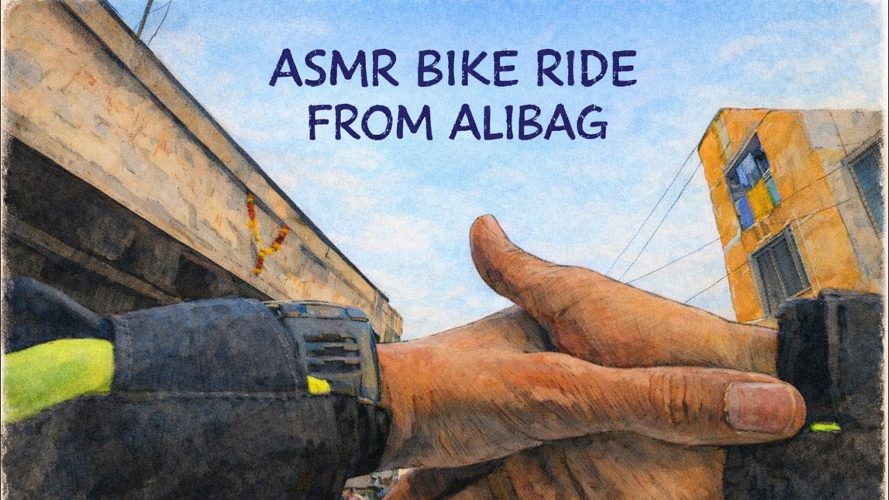 Alibag → Pali | ASMR Bike Ride 🎧 | Virtual Bike Riding Experience | Motorcycle Ride ASMR