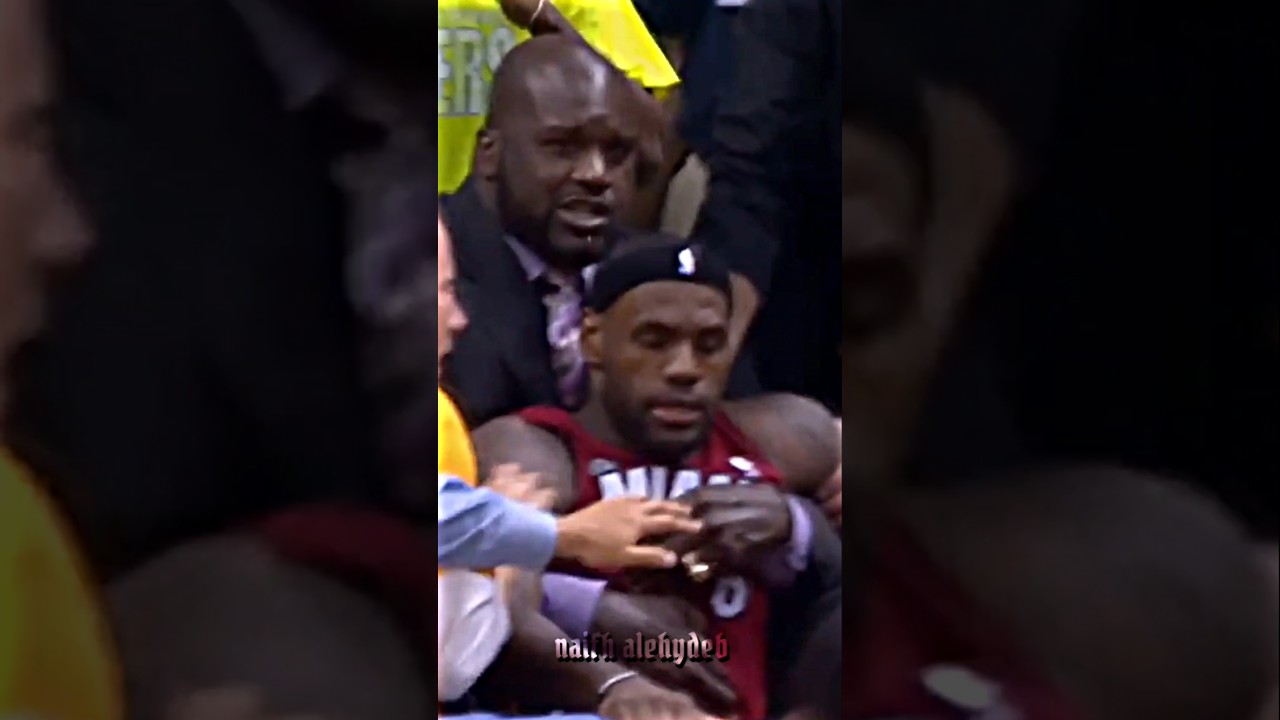 When Shaq CATCHES LeBron 😆🔥