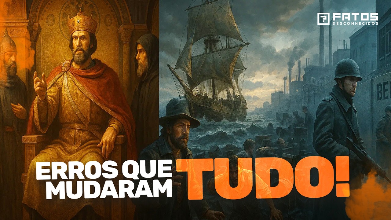 9 erros humanos que mudaram a história para sempre
