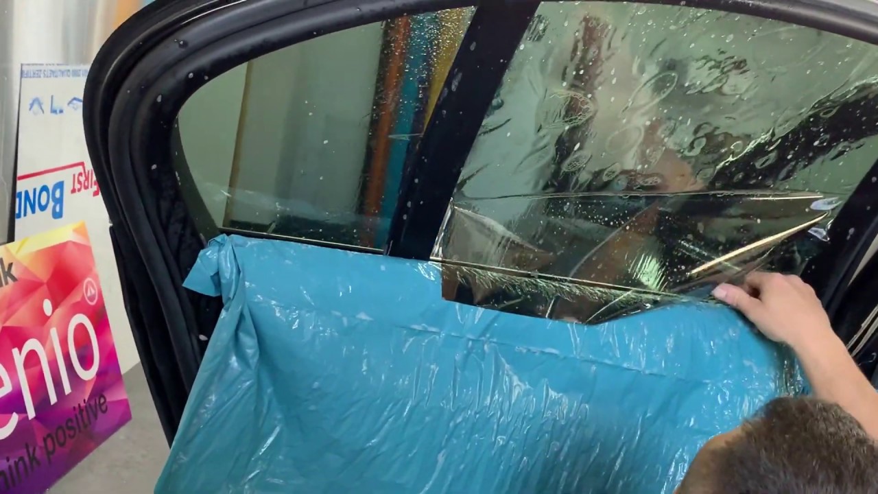 infeenio Scheiben tönen (Tutorial) Seiten Scheibe ankleben bmw 5 Limo