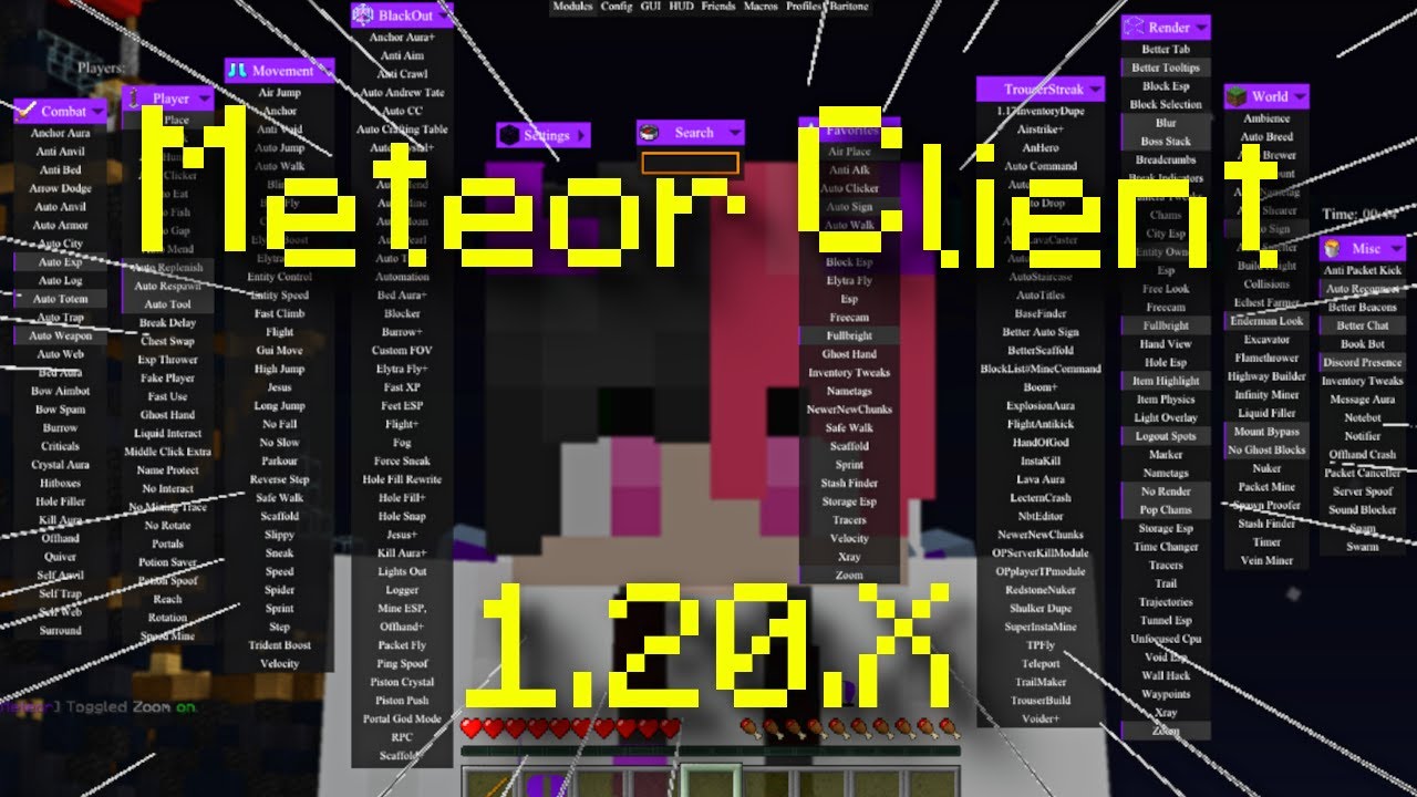 ☄️Basic and Complete Guide to Meteor Client🔥 | The Best Free Minecraft Hack 2026 ✨