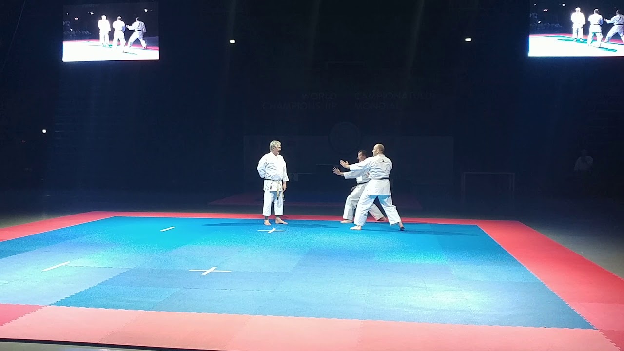154 years of karate - demo at  World Fudokan Karate Championship 2017