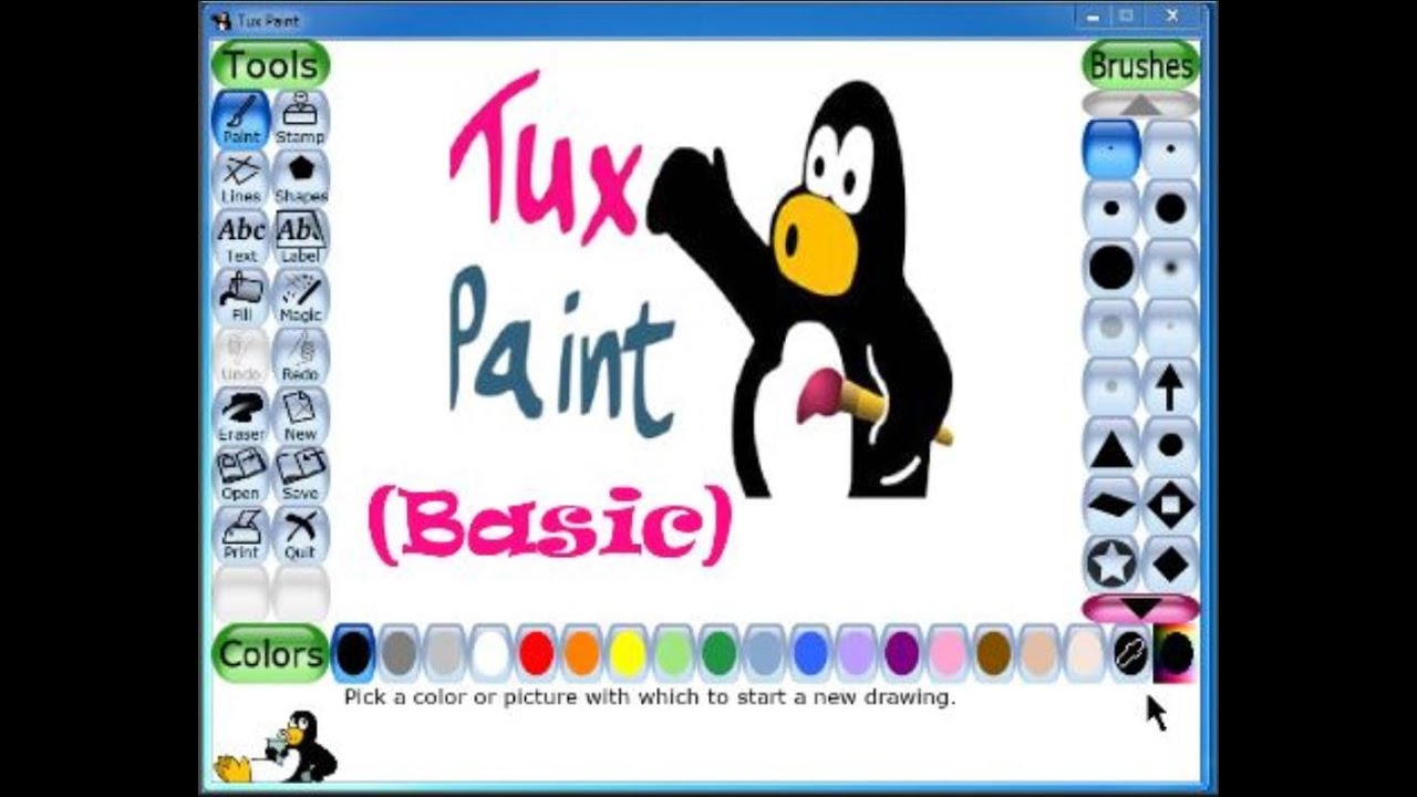 Tux Paint (базовая)