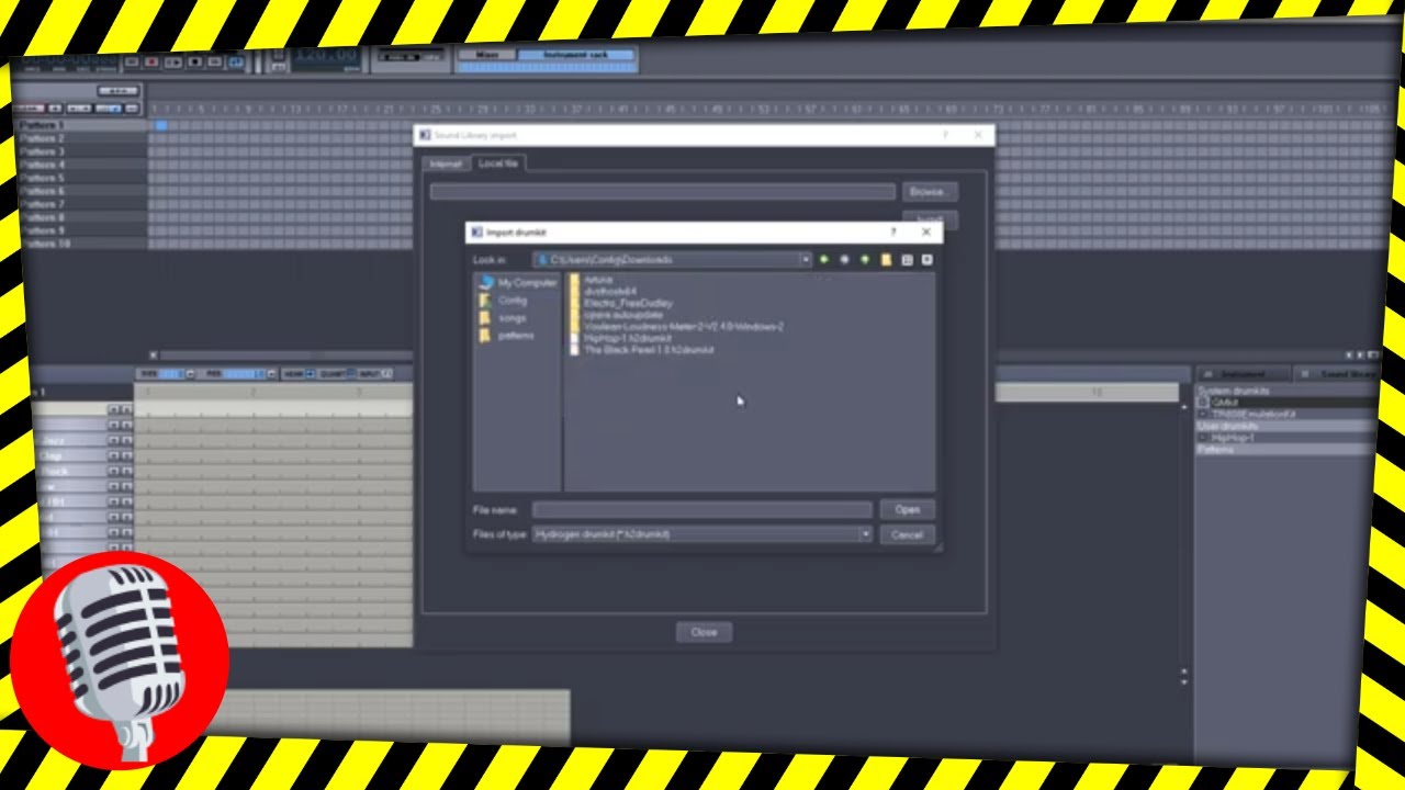 How to Install Additional Drumkits into Hydrogen Drum Machine Software