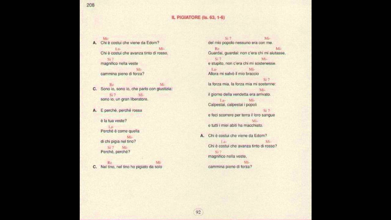 Il pigiatore - Kiko Argüello - Cammino Neocatecumenale