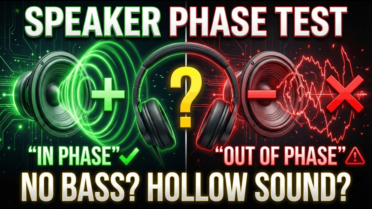 Stereo Phase Test 🎧 Fix Thin, Weak, No-Bass Sound (1 Hour)