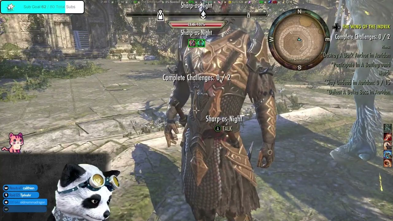 Tianlein plays ESO (765) -  Scribing Questline - The Wing of the Indrik