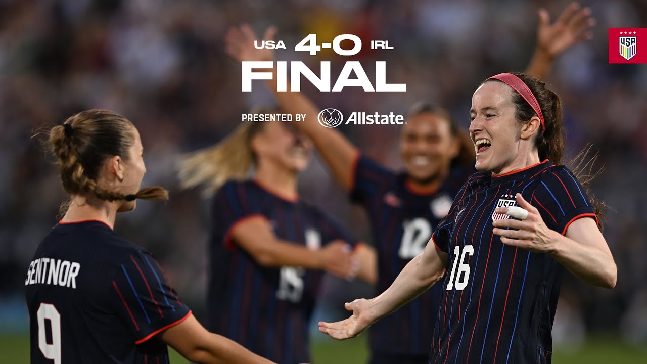 Rose Lavelle Scores In Return | USWNT 4-0 Republic of Ireland | International Friendly Highlights