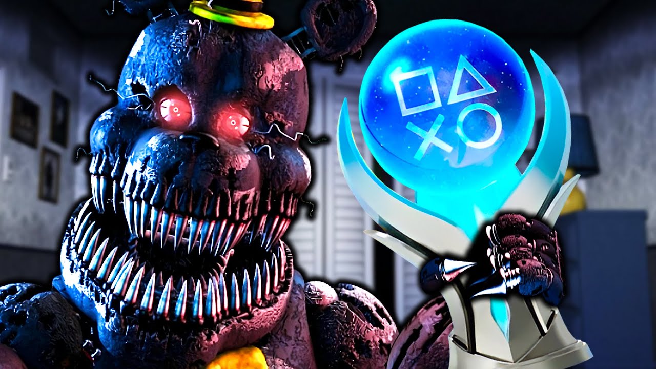 Five Nights at Freddy's 4 Platinum Trophy — это УЖАСАЮЩЕ