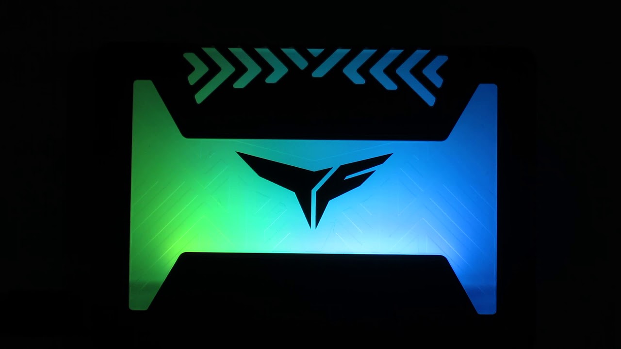 Rainbow Effect with Team Group T-Force Delta R RGB SSD