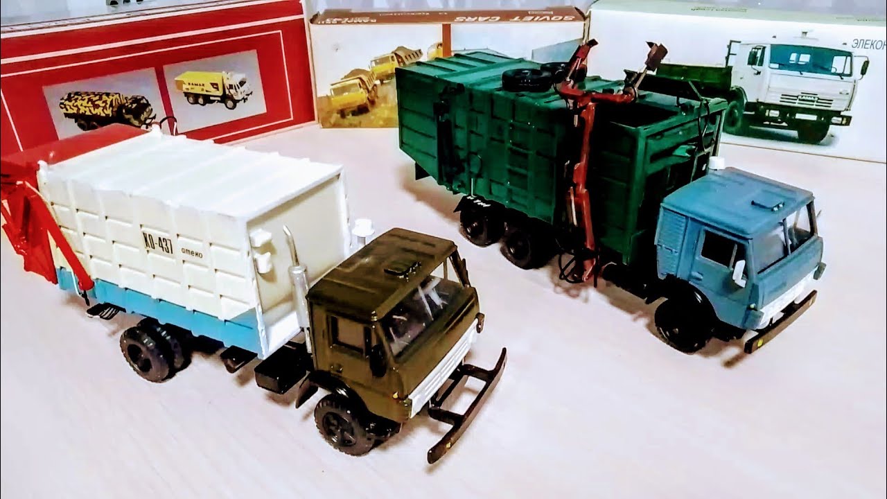 КамАЗ мусоровоз КО-415 и КО-437. Модели конверсии от Элекон.
