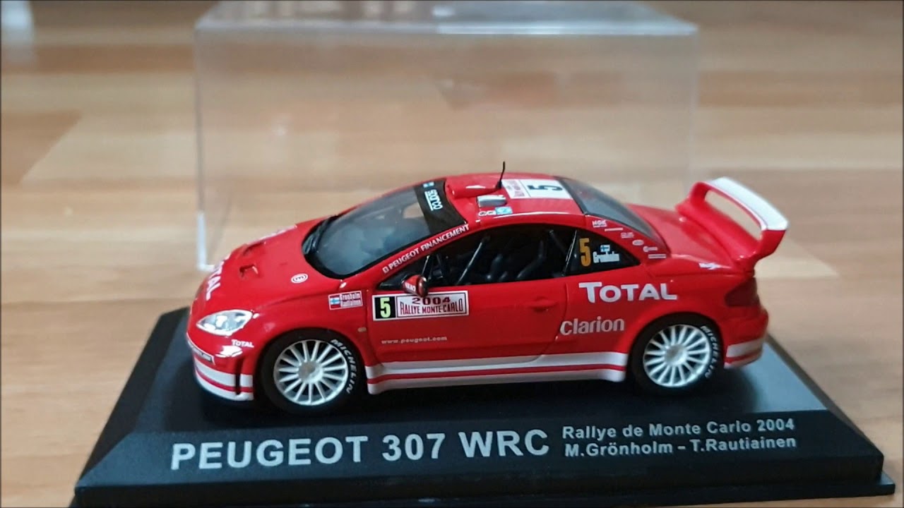 Diecast Peugeot 307 WRC 2004,1:43, Scale IXO.Автомодели.Обзор