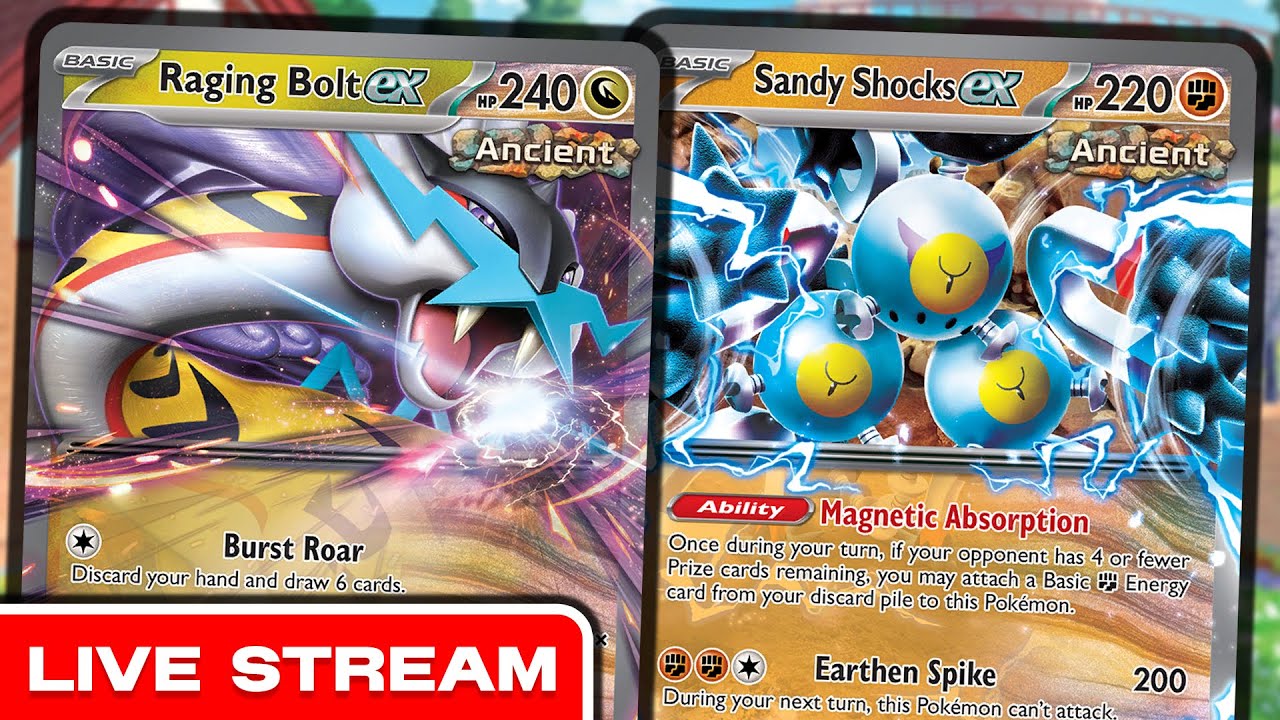 Raging Bolt & Grimmsnarl Gameplay - Stream VOD