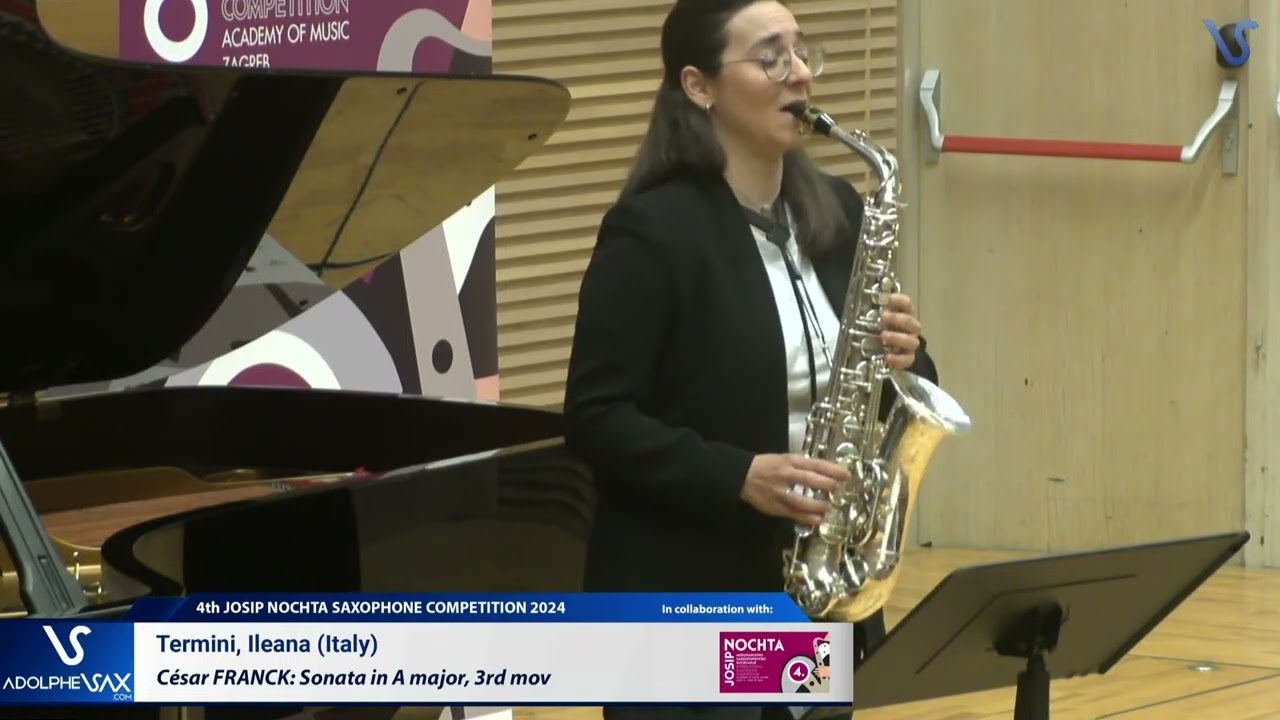 Ileana Termini plays Sonate for violin (3rd. Mov) by Cesar FRANCK