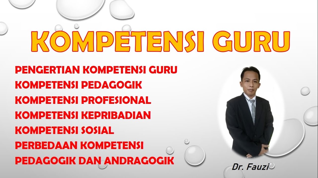 KOMPETENSI GURU ~ Pedagogik, Profesional, Kepribadian, dan Sosial