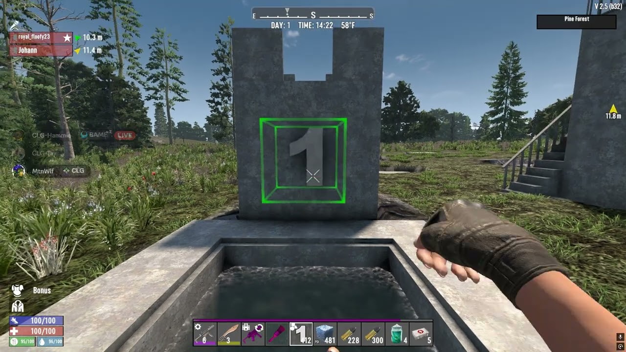 Take the Plunge Celebrating 200+ YouTube Subs for CLG Gaming #gaming #7dtd #creative