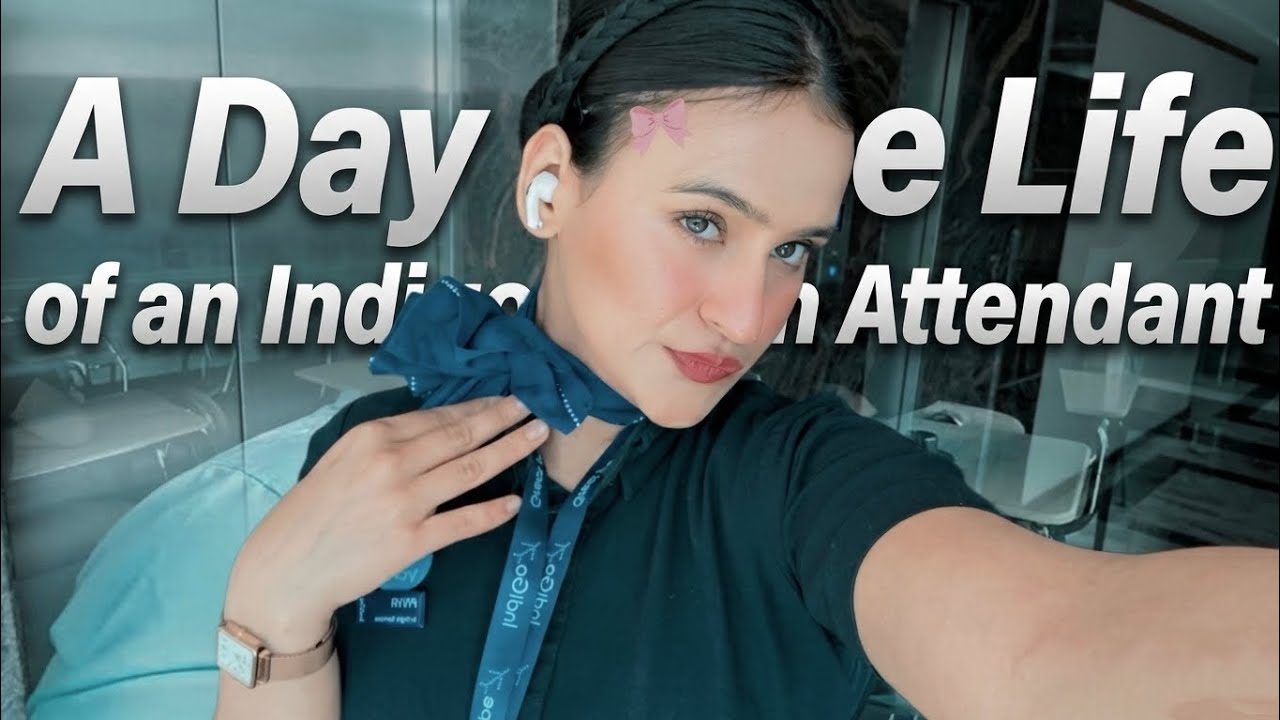 A Day in the life of an Indigo Cabin Attendant.            #cabincrew #indigoairlines 