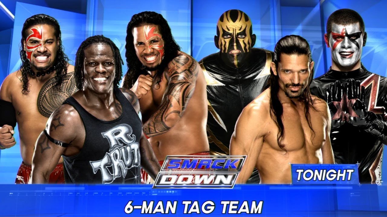 SMACKDOWN | R-Truth & The Usos (Jey Uso & Jimmy Uso) vs. Adam Rose, Gold & Stardust