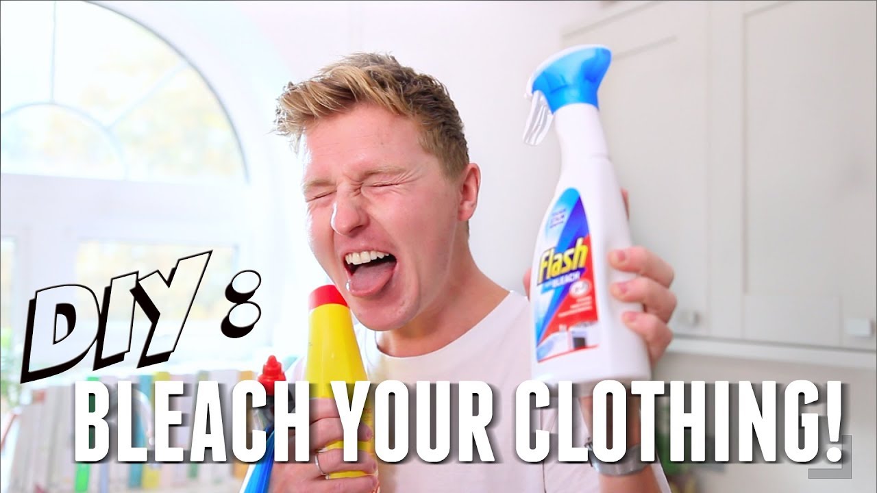 DIY :  BLEACH YOUR CLOTHING !