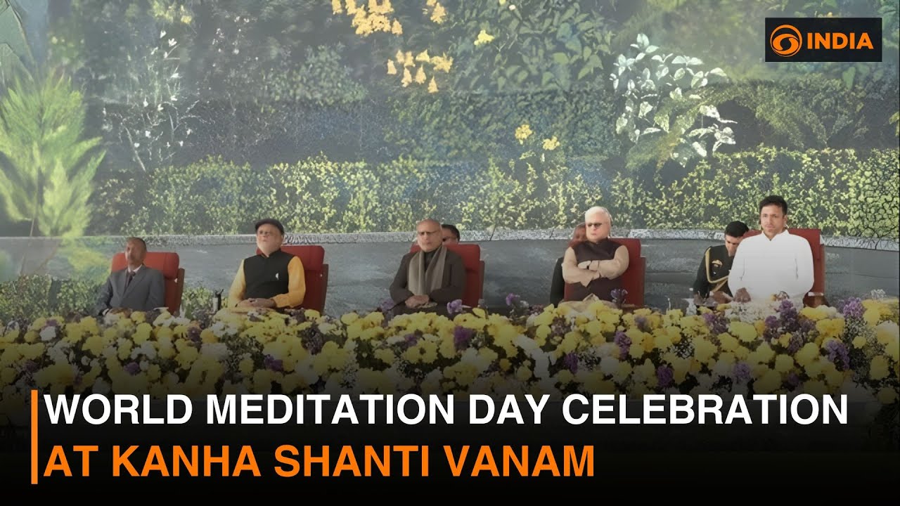 World Meditation Day celebration at Kanha Shanti Vanam
