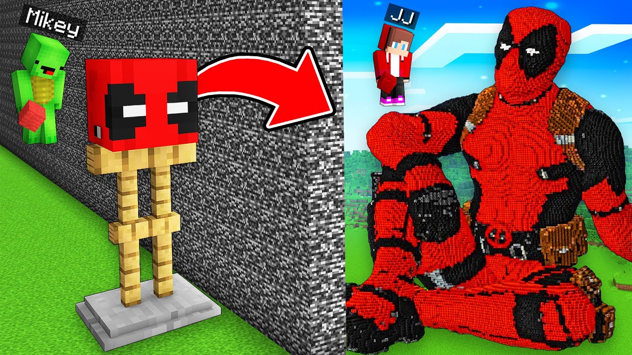 Mikey and JJ Cheated With //SUPERHERO Build Battle in Minecraft (Maizen)