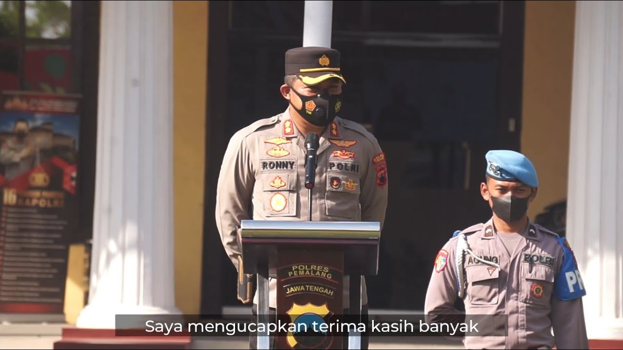 SELAYANG PANDANG KAPOLRES PEMALANG AKBP RONNY TRI PRASETYO NUGROHO, S.I.K., M.Si