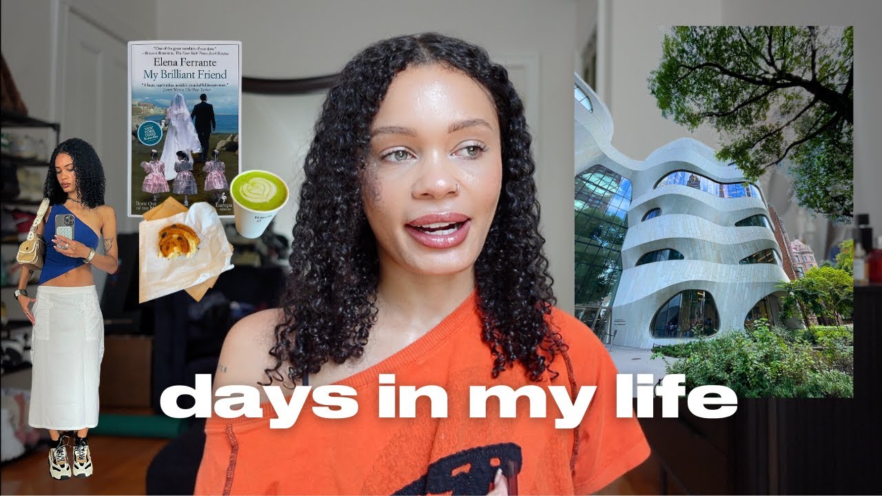 museum solo date, healthy meals, reading in the park  | summer in nyc