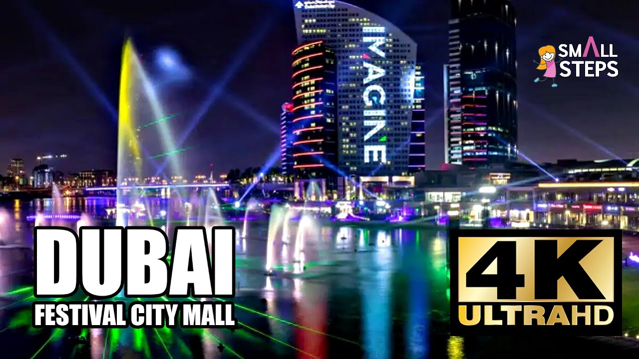 DUBAI FESTIVAL CITY MALL 4K WALKING TOUR 🇦🇪