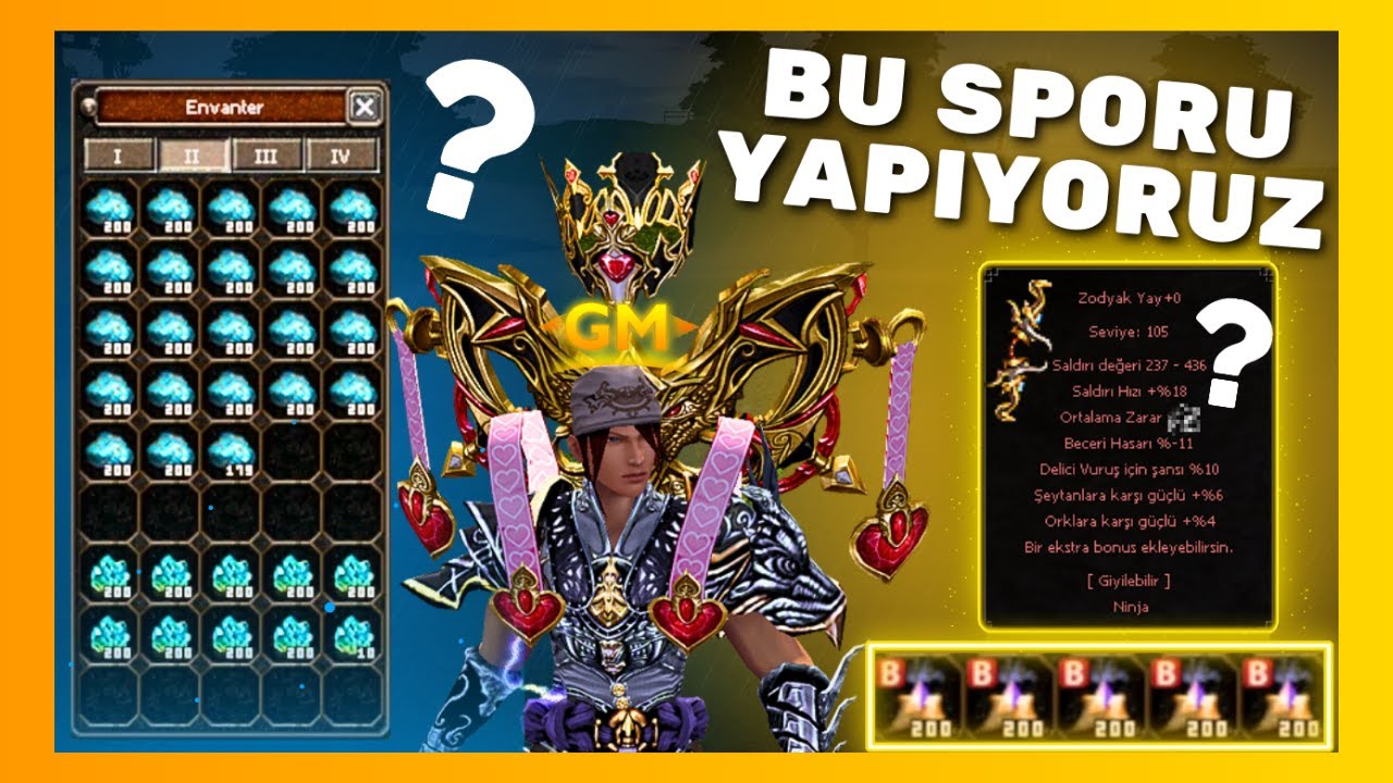 BİNLERCE NORMAL VE SOYLU COR AÇTIK !  1350 ADET EFSUNLA ELİT YAY YAKALADIK ! Metin2 TR BAGJANAMU