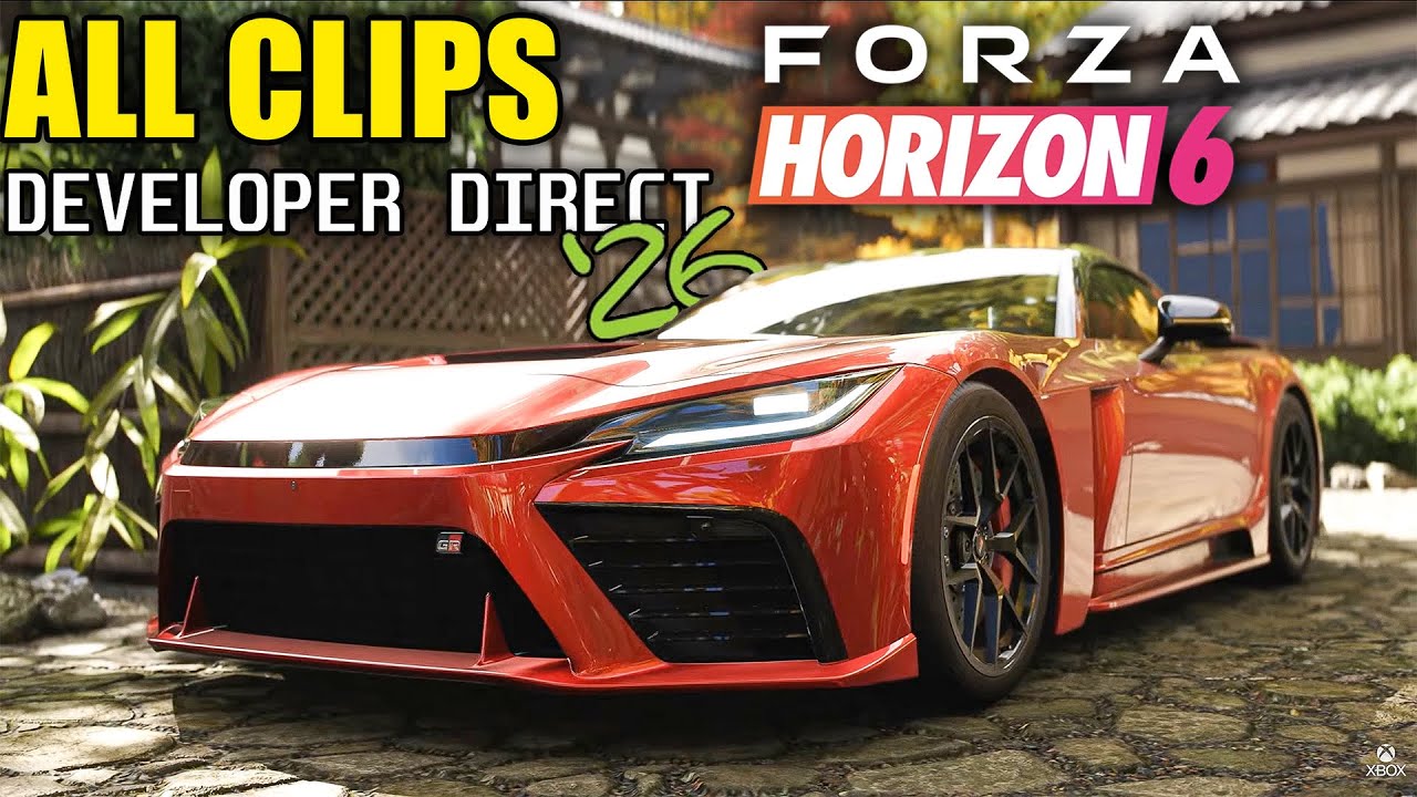 Forza Horizon 6 — All Clips (Xbox Developer Direct)