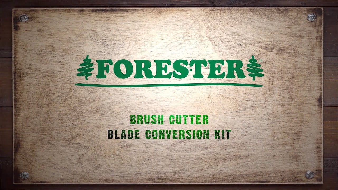 Forester&reg; Brush Cutter Blade Conversion Kit