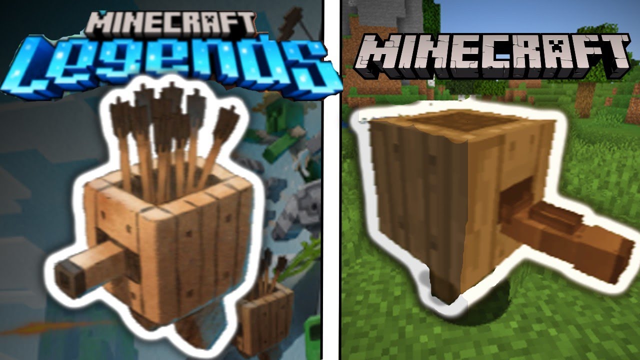 I made Minecraft Legends mobs in Minecraft