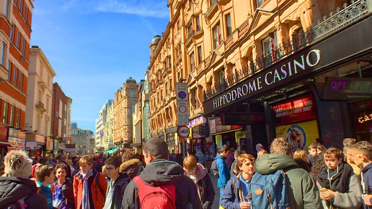 London Walk of Theatre District - Soho - Piccadilly Circus - Haymarket - Trafalgar Square | England