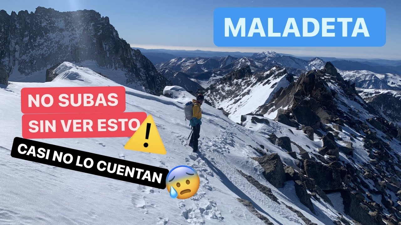 👉SUBIR al PICO MALADETA (3.308m)⛰Rimaya⚠️ (INVERNAL❄️)