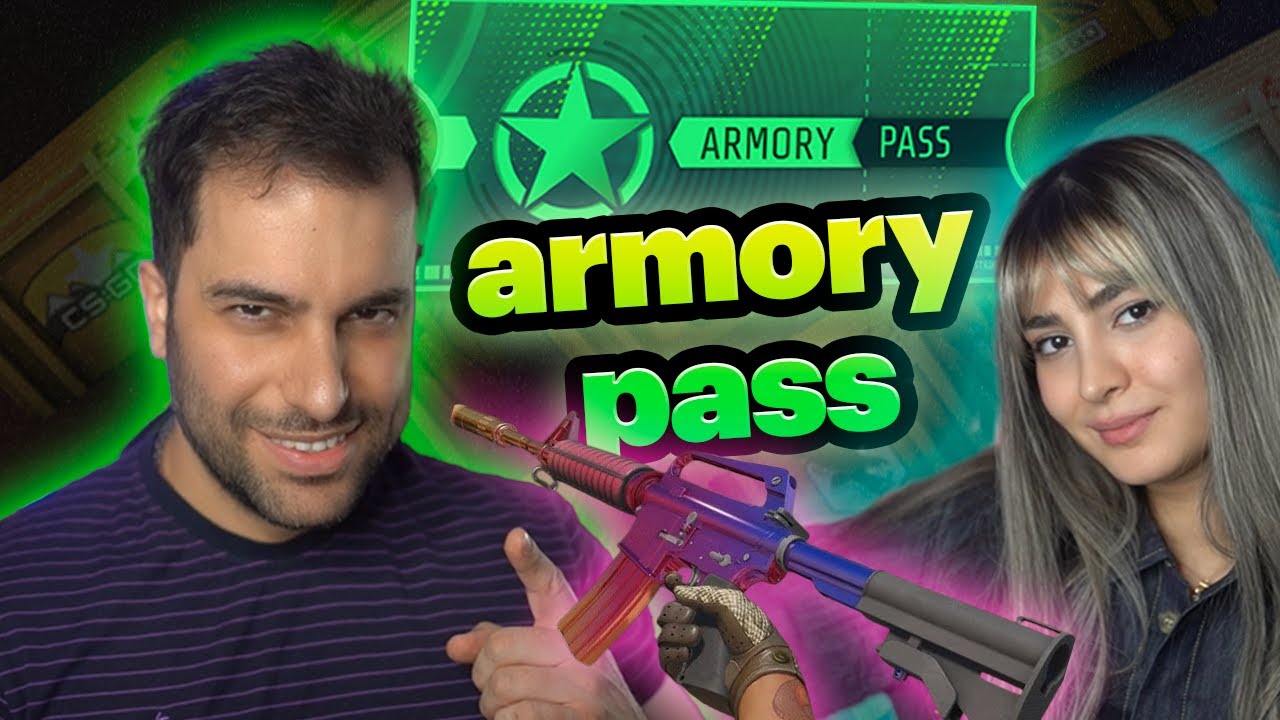 آنباکس آرموری پس کانتر ⭐️ CS2 Armory pass x100