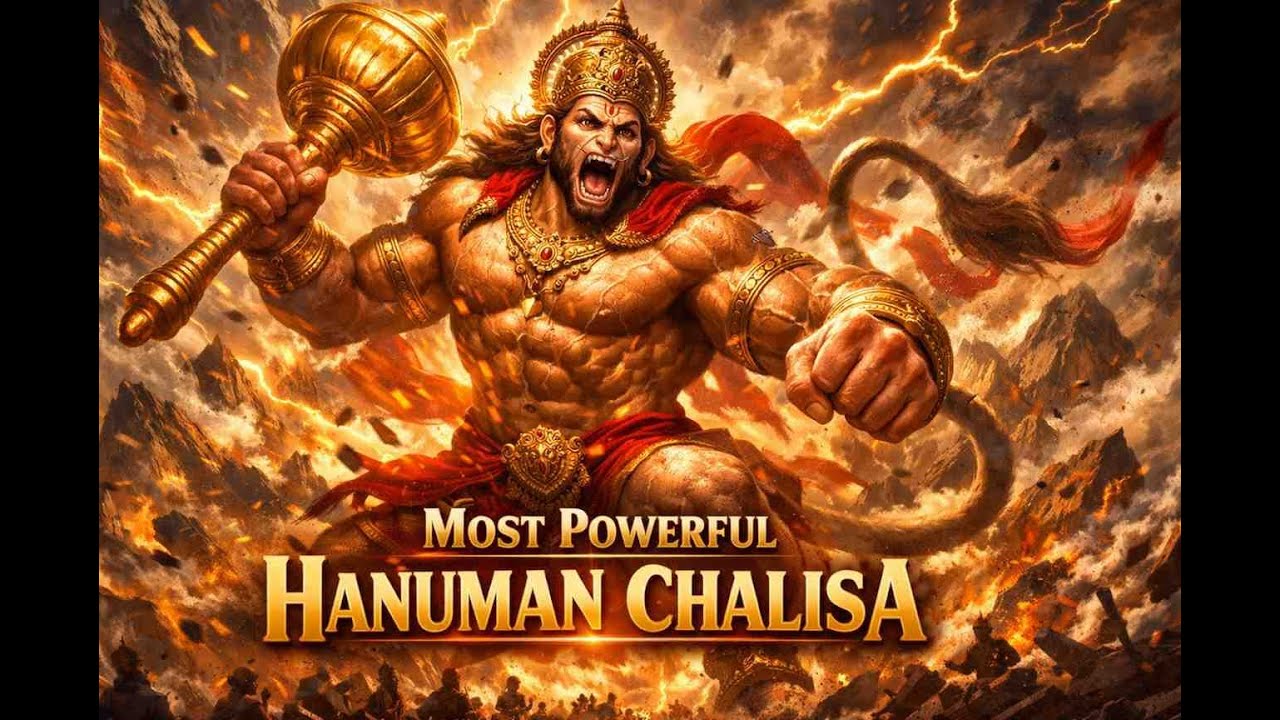 जीवन सुखमय बना देने वाला हनुमान चालीसा | Hanuman Chalisa Fast  & Energetic |  #bhajan2026