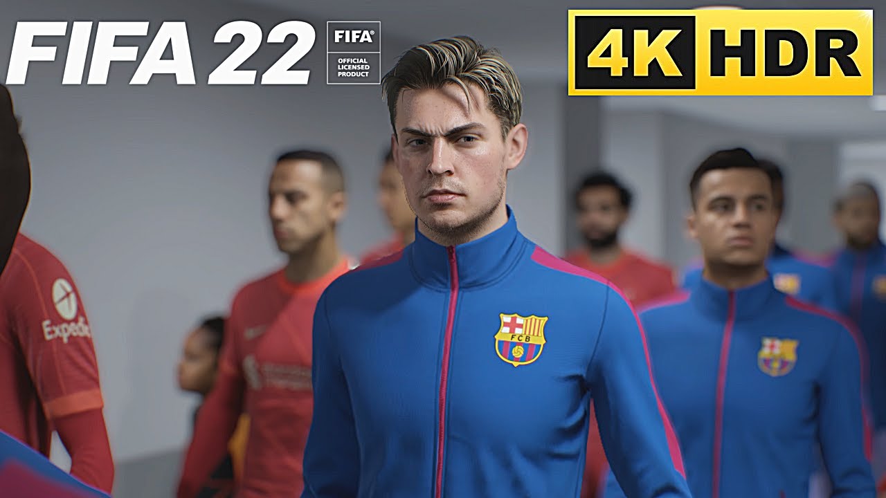 FIFA 22 PS5 FC BARCELONA - LIVERPOOL | Gameplay Legend Difficulty Career Mode 4K