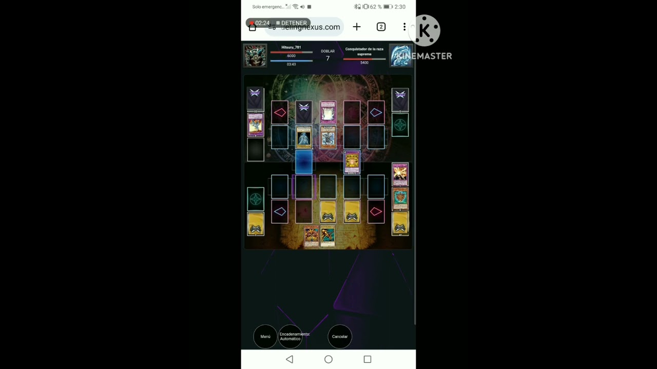 Yu-Gi-Oh Nexus (exodia vs dragón blanco)