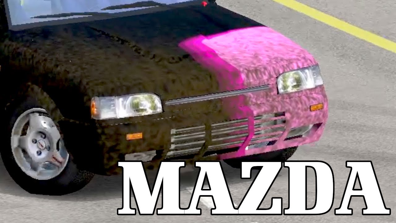 Obscure Mazda trashes finnish town (Richard Burns Rally)