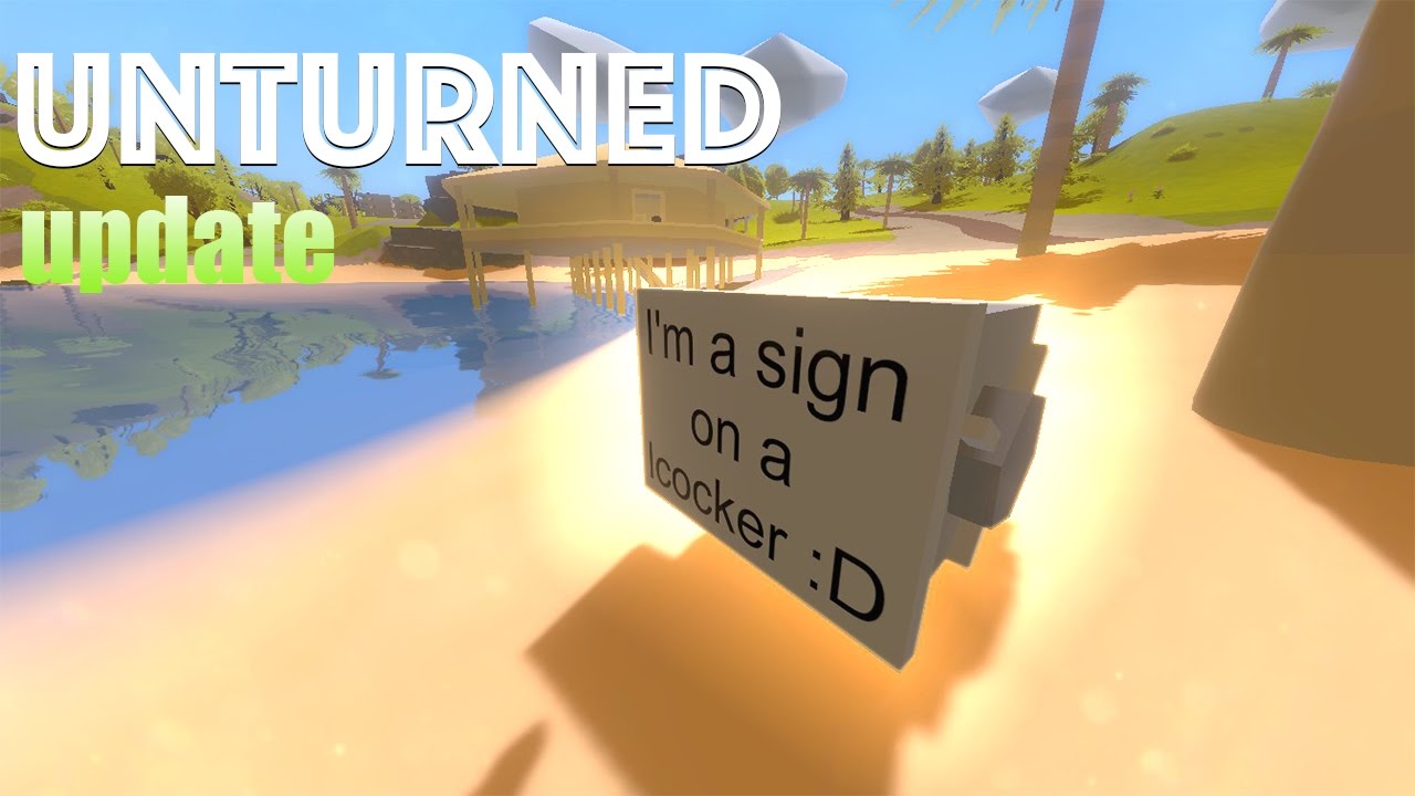 Unturned New Update, Placecard signs, and radio frequencies!