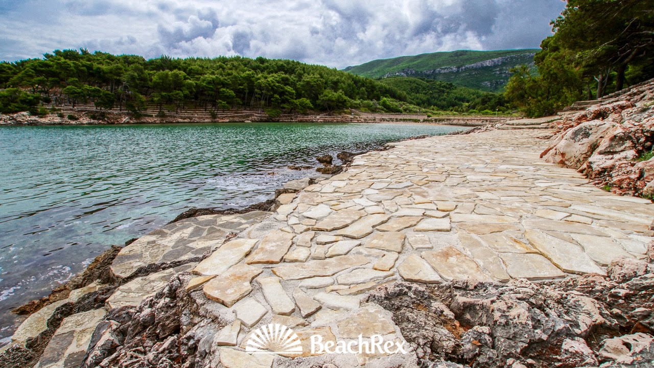 beach Mina, island Hvar, Jelsa, Croatia