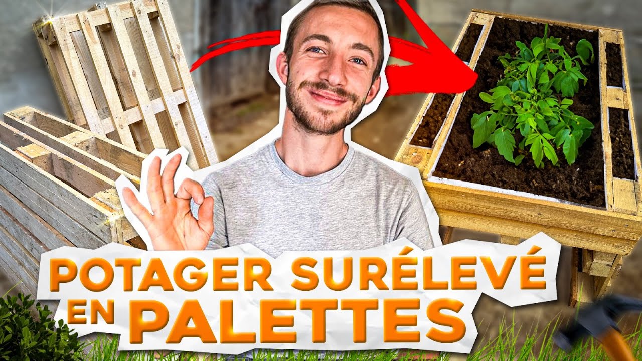Fabrique un POTAGER SURÉLEVÉ en Palettes pour 10€ | DIY
